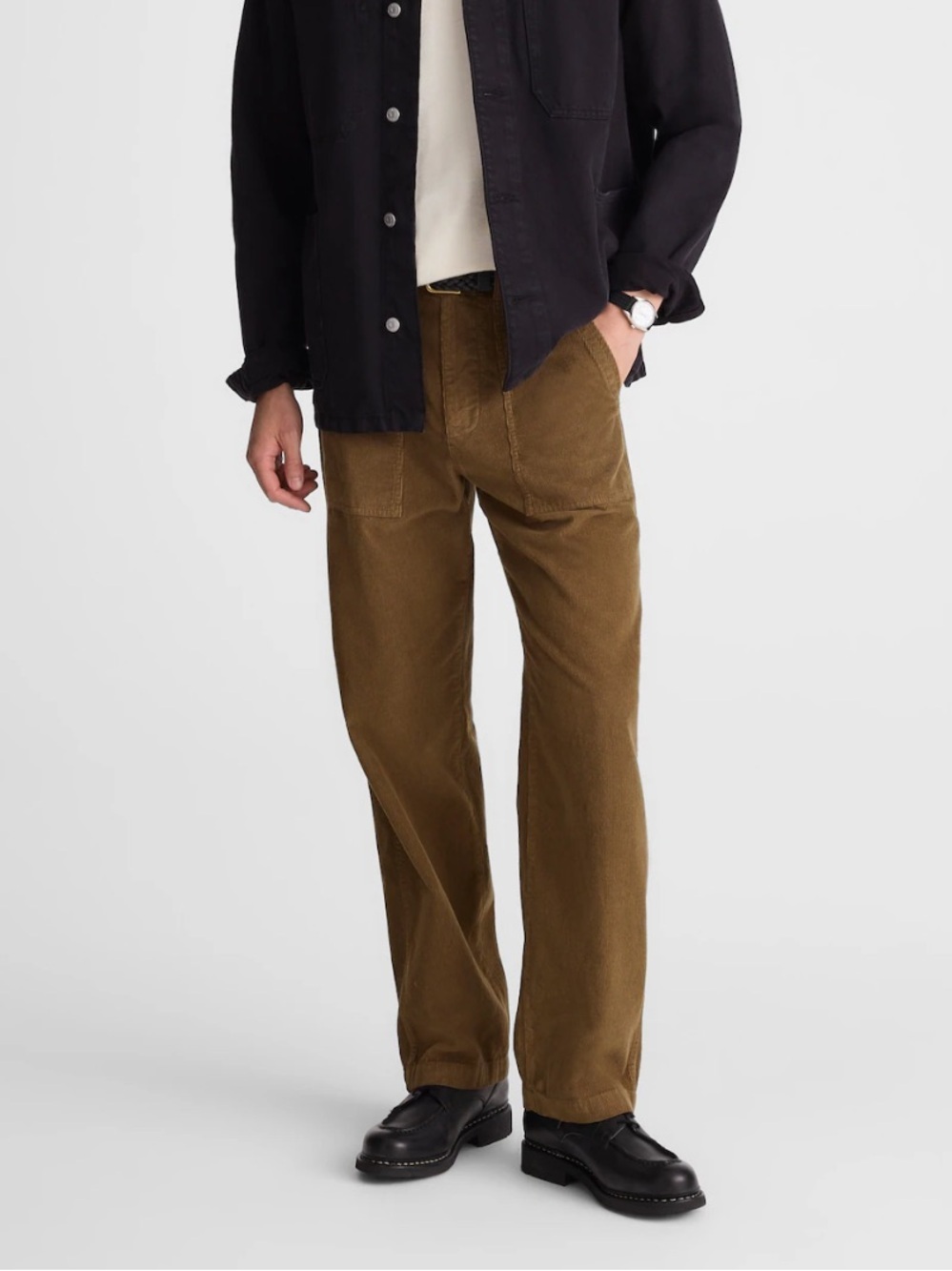 NWOT Madewell woodland brown Fatigue Pants in Corduroy